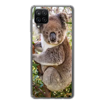 Produktbild von MuchoWow® Handyhülle Schutzhülle Hülle für Samsung Galaxy A12 Koala - Baum - Blätter - Kinder - Jungen - Mädchen Silikon Softcase Handy Hülle - Bild