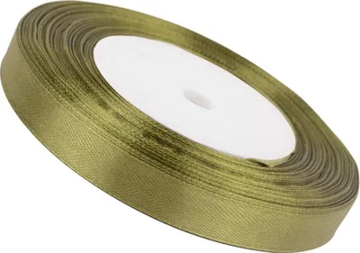 Image de Ruban de satin 6 mm - Or - 32 mètres