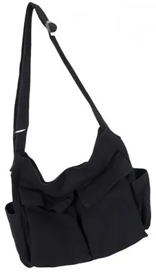 Produktbild von Unyqoos® Canvas-Crossbody-Tasche – stilvolle, multifunktionale Umhängetasche mit verstellbarem Schulterriemen, mehreren Fächern, für Damen & Herren