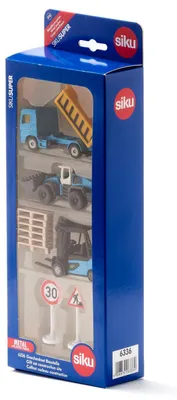 Produktbild von Siku 6336, Baustellen-Set, Construction Site, 3 Jahr(e), Kunststoff, Metall, Mehrfarbig