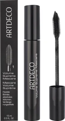 Obrázok produktu pre ARTDECO Volume Supreme Mascara, Čierna, Curling, Predĺženie, Zväčšenie objemu, 15 ml, 10 h, AQUA (WATER), GLYCERYL STEARATE, COPERNICIA CERIFERA CERA (COPERNICIA CERIFERA (CARNAUBA) WAX),..., 1 kusov
