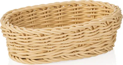 Produktbild von Tischkorb Korb hellbeige Gastro 19 x 12 x 6 cm, Polypropylen