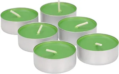 Produktbild von ® 6er Pack Duftkerzen Teelichter Tanne Duftteelichter Brenndauer 4 Stunden