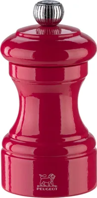 Image de Peugeot Bistro Moulin à poivre 10 cm rose bonbon laqué bois