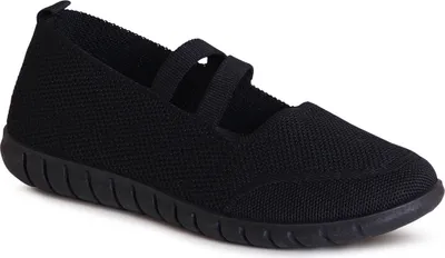 Produktbild von topschuhe24 3082 Damen Halbschuhe Sportliche Ballerina, Farbe:Schwarz, Größe:38 EU