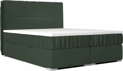 Produktbild von Boxspringbett FALBI für das Schlafzimmer, 180x200 (Flasche grün - Kronos 19)