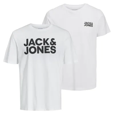 Produktbild von 2er Pack JACK & JONES T-Shirts Logo Tee Crew Neck