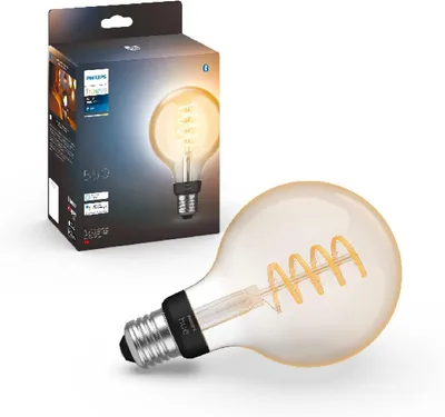 Produktbild von Philips E27 - Filament Globe G93 - 550, Intelligentes Leuchtmittel, Bluetooth/Zigbee, Transparent, LED, E27, G93