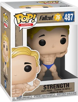 Produktbild von Fallout 76 - Vault Boy Strength 487 - Funko Pop! - Vinyl Figur