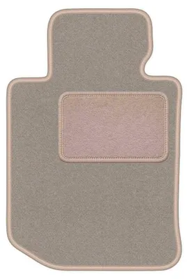 Image de Tapis conducteur en moquette pour BMW 4 G23 2021-2022 (cabriolet) – 1 pièce, beige, sur mesure – Wielganizator LUX