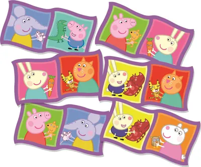 Zdjęcie produktu dla Peppa Pig Domino Peppa, Dzieci, Plastik, Chłopak, dziewczyna, Peppa Pig, 3 lat(a), 25 min
