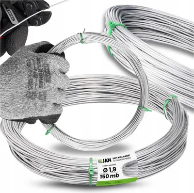 Obrázek produktu pro Pozinkovaný vázací drát - Průměr 1,9 mm - Délka 150 m - Měkký - Pružný