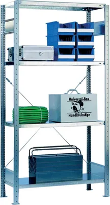 Obrázok produktu pre Schulte Lagertechnik bezšroubové regály základný rad 200 x 100 x 40 cm (police)
