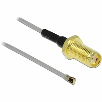 Produktbild von DeLOCK 50 cm Koaxial Antennenkabel für Antenne - Zweiter Anschluss: 1 x MHF" 4L plug - Grau