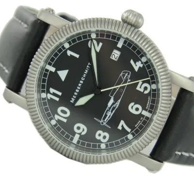 Produktbild von Aristo Herren Messerschmitt Uhr Fliegeruhr Edelstahl Automatic BF-109