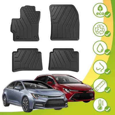 Immagine prodotto di Tappetini Ecologici Con Materiali Riciclati Per Toyota Corolla 12 Dal 2018 Break