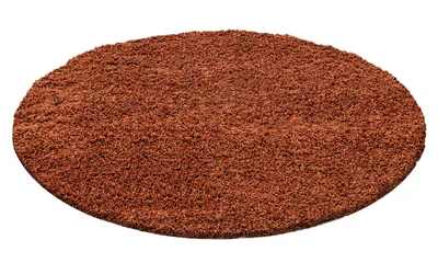 Image de Tapis à poils longs LIFE Terrakotta 160 cm Rond