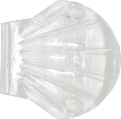 Immagine prodotto di Spirella Clip per Tenda da Doccia - 2 pezzi - Fissaggio a parete trasparente per Tenda da Doccia per incollare Clip a conchiglia