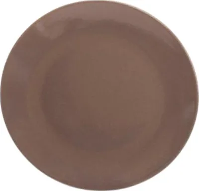Image de Assiette plate Serena Taupe - D 25 cm