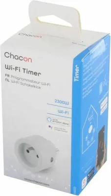 Image de CHACON - Mini prise WiFi On/Off CHACON -10A - FR
