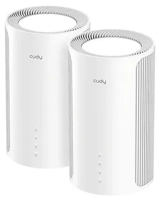Zdjęcie produktu dla Cudy M11000, Biały, Wewnętrzny, Mesh router, Status, System, Antena dookólna, 250 m²