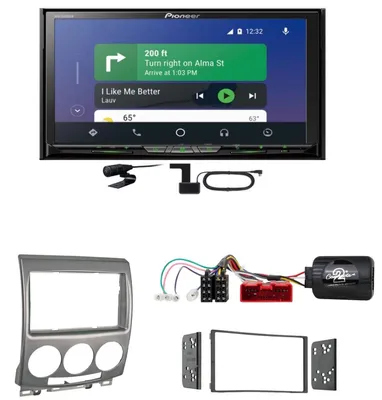 Produktbild von Pioneer AVH-Z9200DAB DAB+ CarPlay Android Auto USB CD Einbauset für Mazda 5 CR