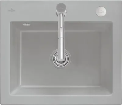 Produktbild von Villeroy & Boch V&B Einbauspüle SUBWAY 60 S FLAT 565x475mm Exz-bet fossil