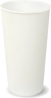 Produktbild von Schramm® Mehrweg Becher ca. 400ml matt weiß wählbar 10, 20, 30 oder 50 Stück Fassungsvermögen wiederverwendbar Kunststoff Mehrwegtrinkbecher, Größe:20 Stück