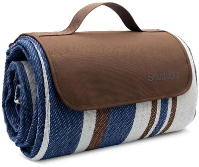 Produktbild von Solidchoice – Große, wasserabweisende Picknickdecke mit Aufbewahrungstasche