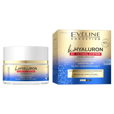 Zdjęcie produktu dla Eveline Bio Hyal 3Xr Krem Do Twarzy 60+ 50 Ml