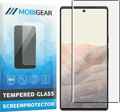 Produktbild von Mobigear Premium  Google Pixel 6 Pro Panzerglas Gehärtetes Glas Displayschutz - Hüllenfreundlich - Schwarz
