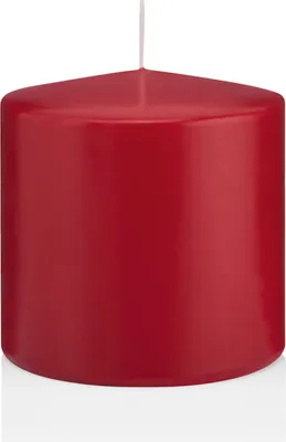 Produktbild von Stumpenkerzen Altrot 100 x 100 mm, 6 Stück