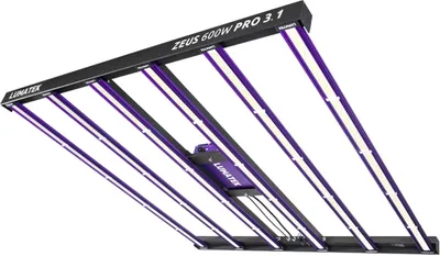 Produktbild von Lumatek Pflanzenlampe Zeus 600W Pro 3.1 Vollspektrum für Pflanzenzucht 1990 µmol/s