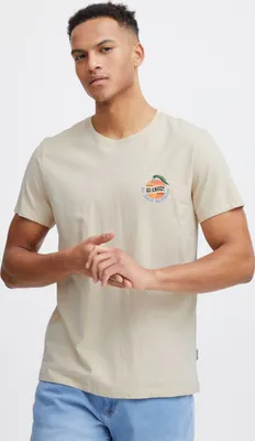 Produktbild von Blend He BHTee Herren T-Shirt Kurzarm Shirt mit Print Rundhals regular fit
