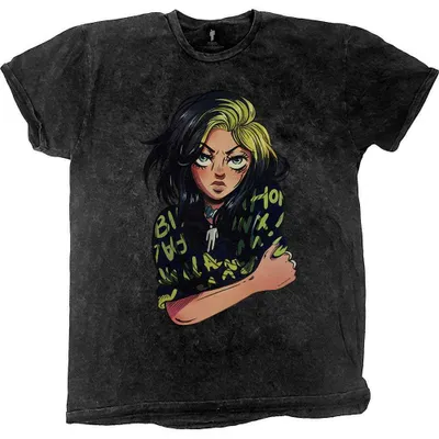 Zdjęcie produktu dla Billie Eilish Anime Billie Black 2XL Koszulka