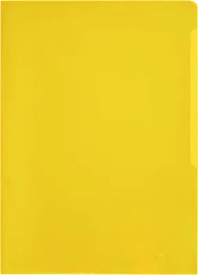 Zdjęcie produktu dla DURABLE Przezroczysta kieszonka STANDARD A4 PP opakowanie 100 sztuk, ?ó?ty, 233704, 100 szt.