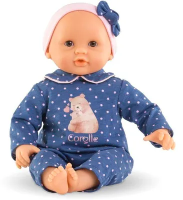 Image de Poupon Corolle Bébé Calin Capucine Ourson, 30 cm, Dès 18 mois