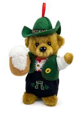 Produktbild von Bayerischer Teddybär mit Bierkrug 25 cm Kuscheltier Plüschtier Stofftier in Tracht Souvenir Geschenk