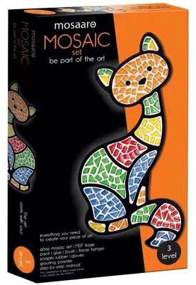 Produktbild von MA3002 Kreativset. Mosaikkatze