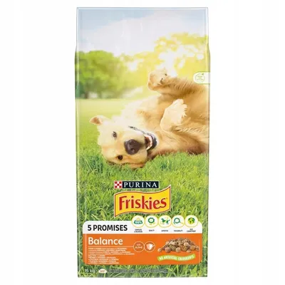 Produktbild von PURINA Friskies Balance Chicken with beef and vegetables - trockenfutter für Hunde - 15kg