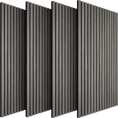 Produktbild von tectake® Akustikpaneele Sonic Wall Holzoptik in Eiche hellgrau je 60 x 120 x 2,1 cm, Größe flexibel anpassbar