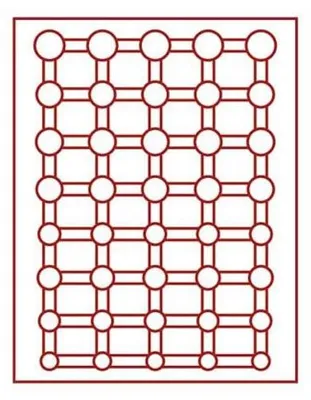 Produktbild von Lindner 2956E Velourseinlage dunkelrot 2956E
