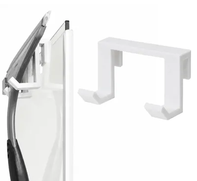 Produktbild von Scheibenabzieher Halter Glas Abzieher Halterung Duschkabinenabzieher Glastür Weiß