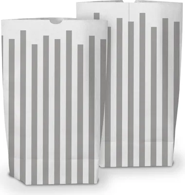 Produktbild von 25x itenga Geschenktüte bedruckt 17x26cm Muster Streifen