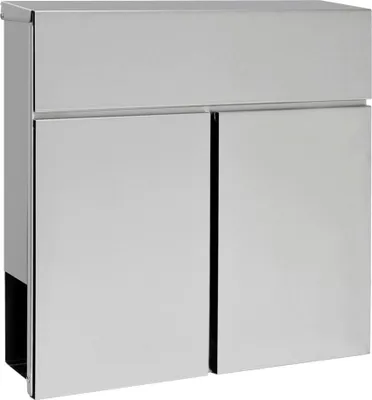 Produktbild von V2Aox Edelstahl Modern Briefkasten Wandbriefkasten Postkasten Zeitungsrolle Zeitungsfach