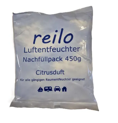 Produktbild von 12x 450g "Citrus" Luftentfeuchtergranulat im Vliesbeutel