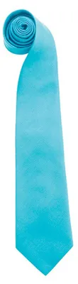 Image de Premier Workwear PR765 | Krawatte Uni-Fashion / Colours - Farbe: Turquoise (ca. Pantone 7710C) - Größe: 144 x 10 cm