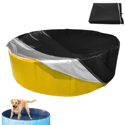 Immagine prodotto di Copertura per piscina, rotonda, 160 x 30 cm, impermeabile, resistente ai raggi UV, in tessuto Oxford 210D