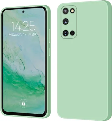 Produktbild von Hülle für Samsung Galaxy S20 Case Cover Bumper Silikon Softgrip Schutzhülle Farbe: Türkis