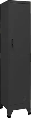 Image de Armoire à casiers Anthracite 38x45x180 cm Acier